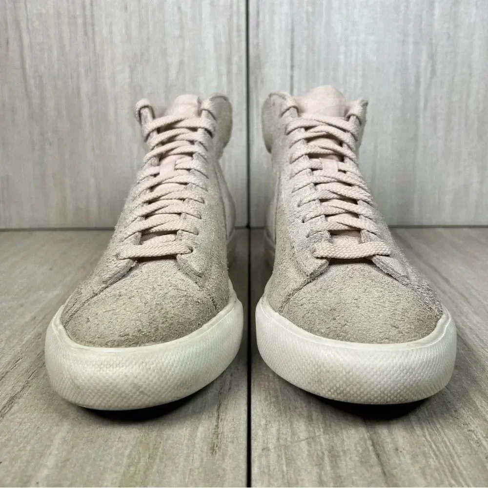 Nike Blazer Mid SlitStone Pink Suede Lace Up Sneaker Shoe Mens Size 8 Womens 9.5